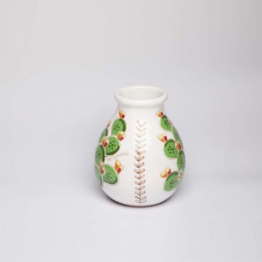 Vaso Folk fichi d'india ceramica siciliana de simone VS539FC Vaso Folk fichi d'india ceramica siciliana de simone VS539FC
